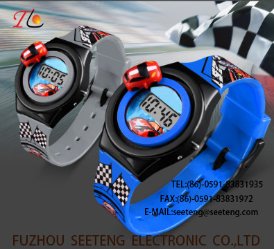 Popular customized promotion watch for children and adults cool cuteAutomobile toy watch children's watch fashion watch