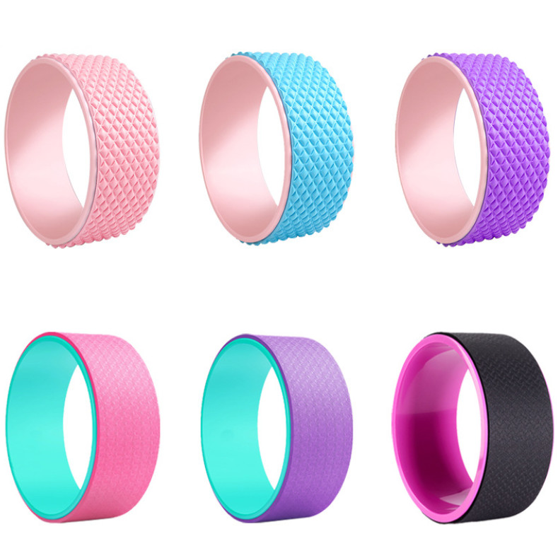 13cm Width Multifunctional Yoga Circle Roller Massage Yoga Wheel For Stretching