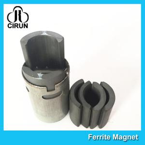 China Y30 Y40 free energy arc shape hard ceramic magnet for motor 540 550 775 wholesale