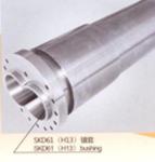 Durable PVC Plastic Extruder Spare Parts , Bimetallic Screw Barrel 0.015mm
