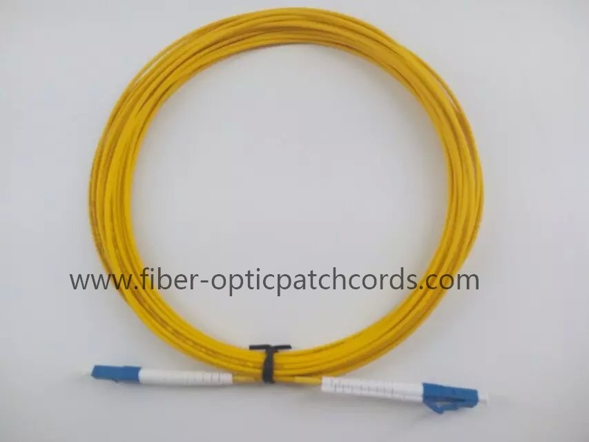 Fiber Optic LC-LC Patch cords / Jumper With Flexible 90 Degree Angle Boots