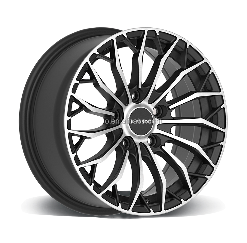 17 Inch Custom Made Aftermarket Mag Wheels Black Finishing