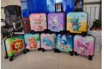 Hard Shell Children Fashion Luggage Trolley School Bag 18 Inch Kids Cartoon