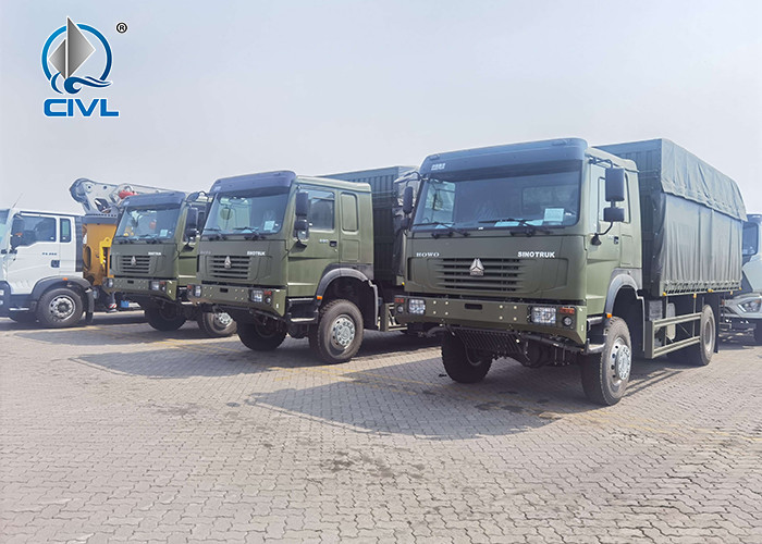 All-Wheel Drive Truck 4x4 ZZ2167M4627A Cargo Truck new HOWO Offroad truck Tarpaulin Truck