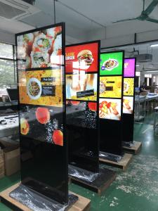 China VETO 43-86 Inch Floor Stand Sinage Display Wifi Digital Signage LCD Advertising Player Indoor Digital Totem wholesale