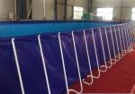 10000L 1.2mm Outdoor Fish Pond High Tensile With Metal Frame Eco-Friendly 10000L