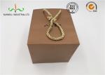 Printed Custom Made Cardboard Shopping Bags , Paper Gift Bags Easily Folding