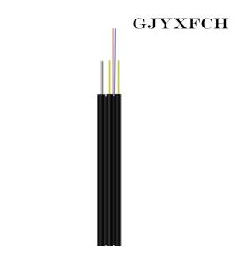 China SM 2 Cores Outdoor FTTH Drop Cable Single Mode Armored Fiber With Steel Messenger wholesale