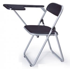 China foldable chair with tablet/foldable chair with writing board wholesale