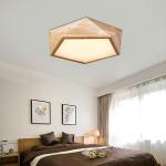 Natural wood ceiling Lights For Bedroom Living room Kitchen Lighting Fixtures