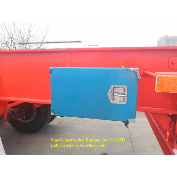 20ft / 40ft Semi Truck Flatbed Trailer Loading 45t Skeleton Semi Trailer