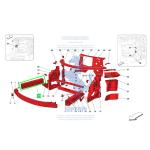 Right Front Spar Body Frame For Ferrari F8 Spider OEM 985904565