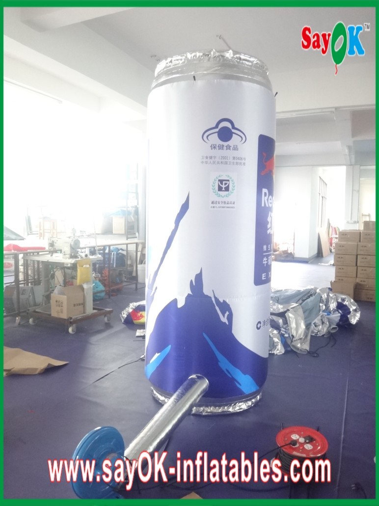 Fireproof Inflatable Beer Can Model Drinks Bottle in Strong Oxford Cloth