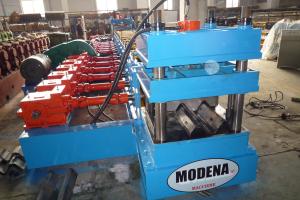 China Simple Speed 0 - 15m/min Guard Rail Roll Forming Machine For Highway wholesale