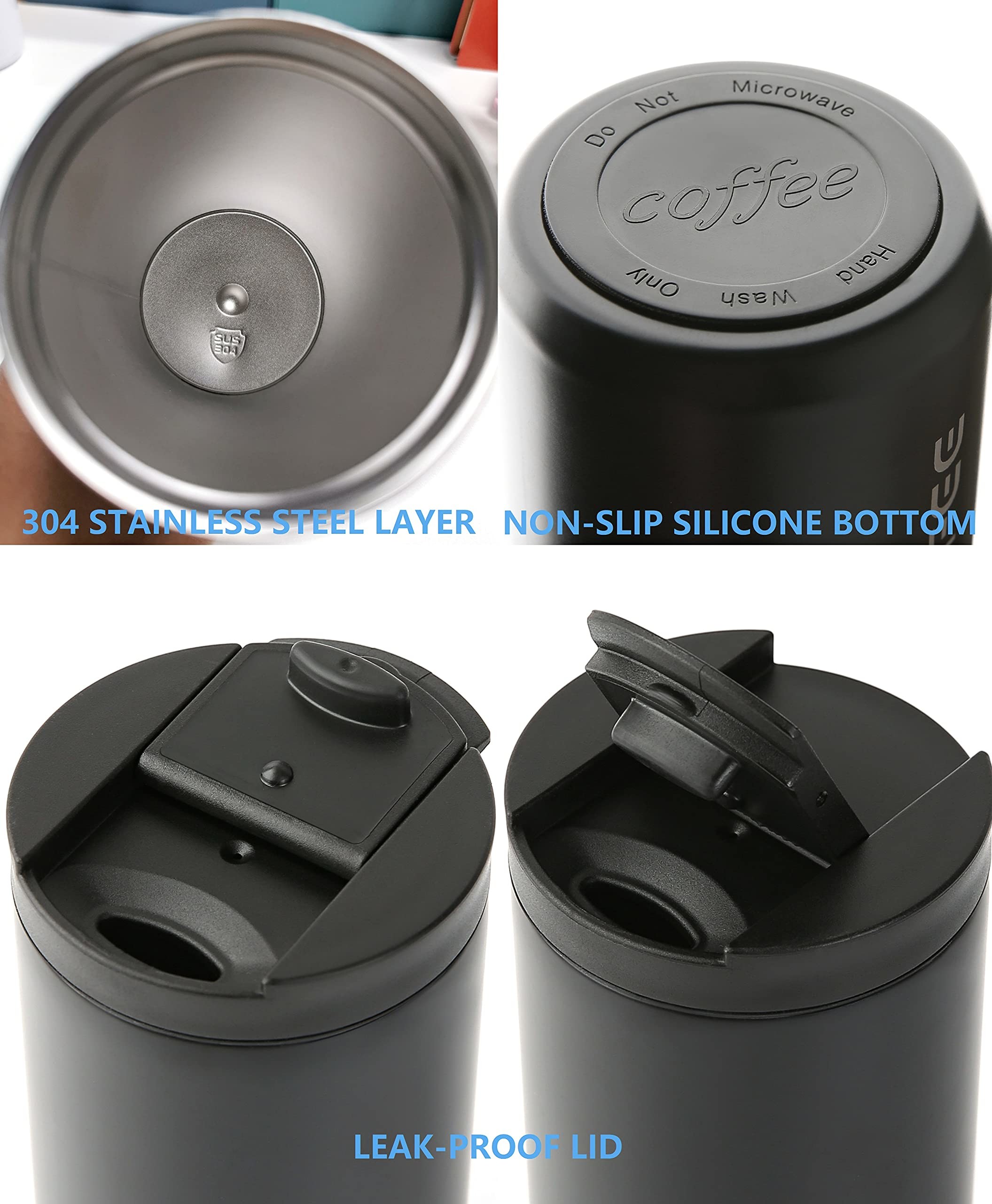 Warehouse Stock 350/500ml Metal Stainless Steel Travel Straight White Sublimation Tumbler Coffee Mug With Lids