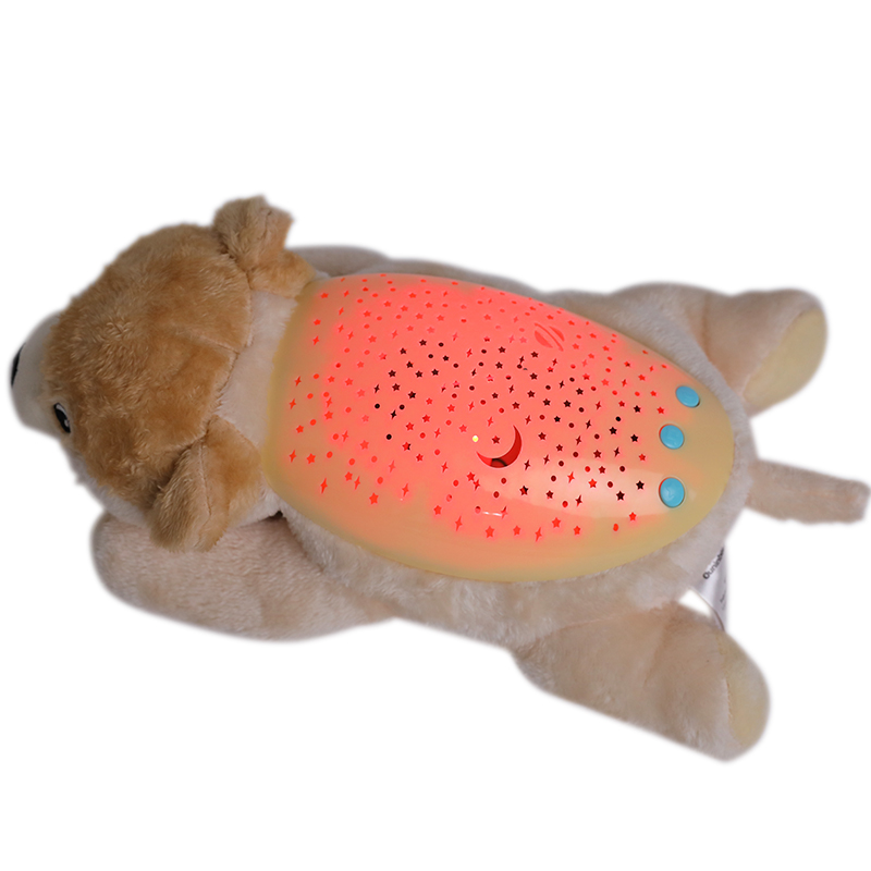 Colorful Infant Sleep Soother Soft Plush Toy Cute Puppy Slumber Buddies