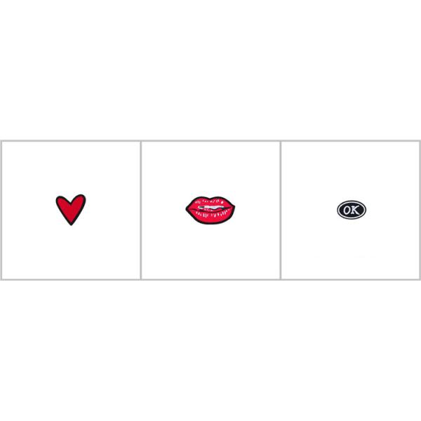 Free sample iron custom patches embroidered patches