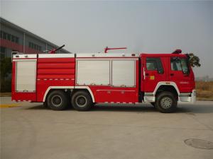 China Multi-Function 6x4 Drive Dry Powder And Foam Fire Truck 64L/S Roof Monitor wholesale