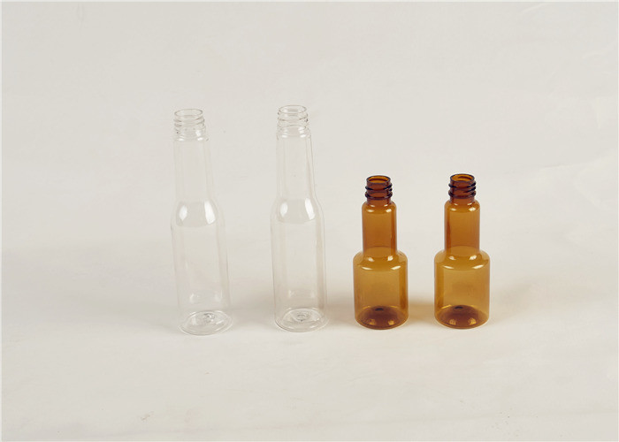 Perfume Fragrance PET Plastic Spray Bottles Amber / Transparent Color 50Ml