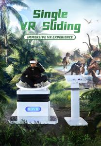 China 1 Seat 9D Vr Cinema Arcade Game Machine Slide Virtual Reality Simulator wholesale