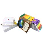 88x62mm 0.3mm Custom Printing Playing Cards CMYK Glossy Varnishing With Round