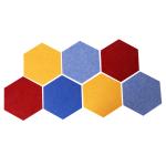 Factory Supply Hexagon Sound Absorbing Polyester Fiber Acoustic Wall Panels