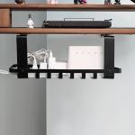 Convenient Hook Type Desk Cable Management Tray Bending Metal Wire Cable Holder