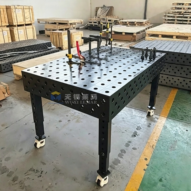 D28 3D Welding Table with CNC Machined Top for Flatness