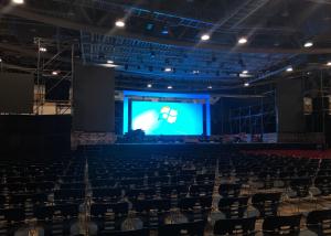 China AC110-220V Indoor SMD Led Rental Screen P3.91 P2.97 With 500mmX1000mm Cabinet wholesale