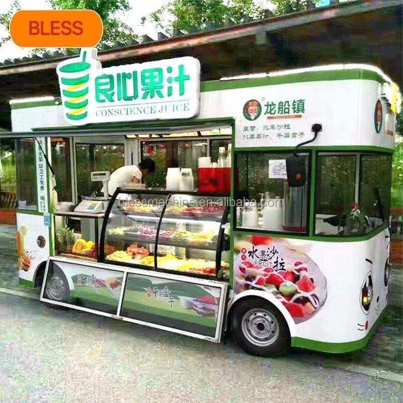 Electricity Supply Super Performance Mobile Food Cart with Low Investment
