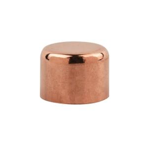 China Threaded Copper Pipe Cap for High Temperature Rating 400°F and Pressure Rating 150 PSI wholesale