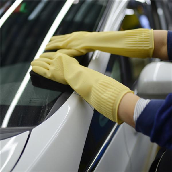 Excellent Flexibility Long Sleeve Washing Up Gloves , Hand Gloves For Car