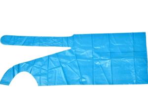 China Non Toxic Smooth Surface Thickness 0.08mm Disposable PE Apron wholesale