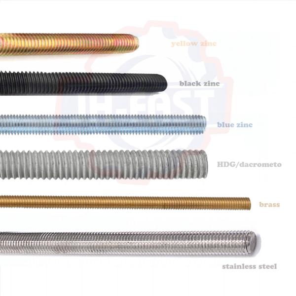 Threaded Rod A325 3/8 3/4-10 5/8 6mm 10mm 12mm 16mm 25mm 100mm with Black Zinc
