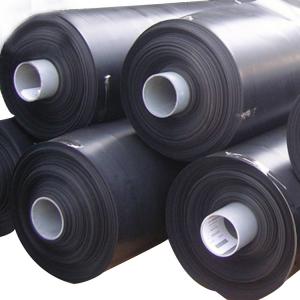 China Black Anti Aging EPDM PVC Geomembrane Liner 1mm Fish Pond Liner on sale