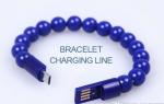 Buddha Beads Micro USB Charger Cable Data Sync Bracelet Charging Cord for