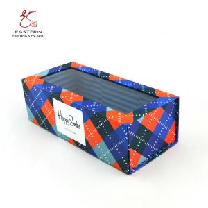 China Creative Fashionable CMYK 4C Printing Hard Cardboard Gift Boxes , Sock Gift Boxes wholesale