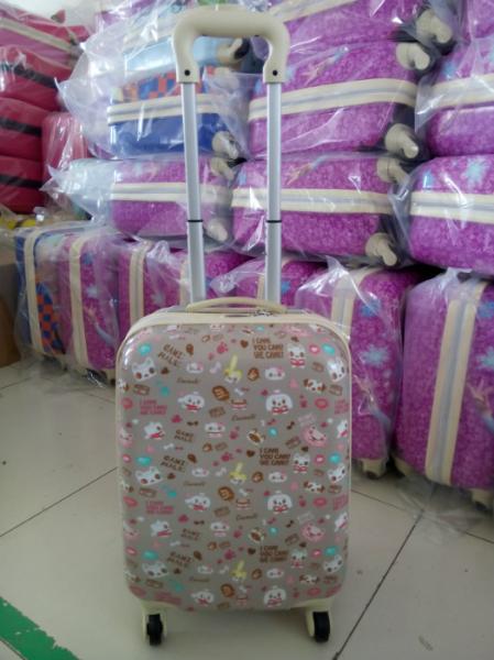 hot sale lovely kids trolley luggage bag suitcases in baigou baoding hebei China