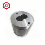 55mm Closed Round Germany Extruder Machine Plastic Twin Screw Barrel , Filament