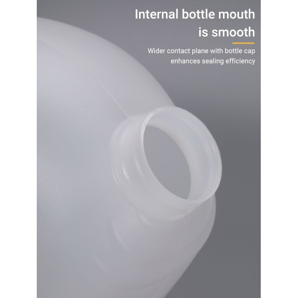 Patented Design Empty Plastic Cooking Oil Bottle with Oil-Backflow Lid Laundry Detergent Liquid Soap Packaging Jugs