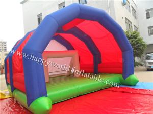 China inflatable sports bouncy castle , inflatable soccer goal for kids wholesale
