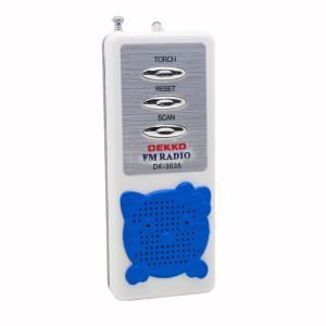 China Battery-Powered FM Speaker Radio With Stereo Earphone And Mini LED Light wholesale