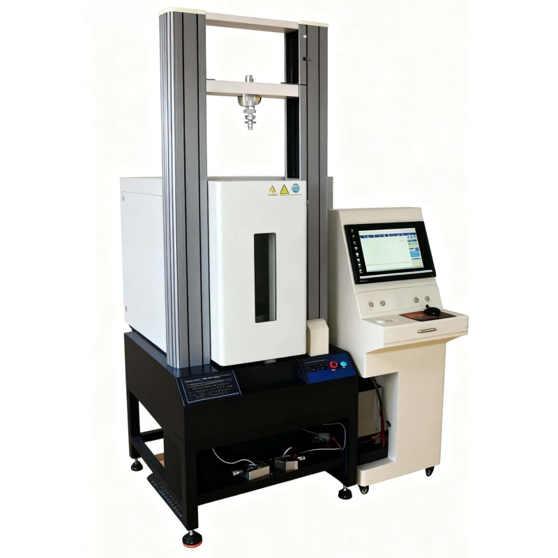 High Temp Universal Material Tensile Tester Computer Controlled Electronic Tensile Testing Machine for Plastic and Rubber