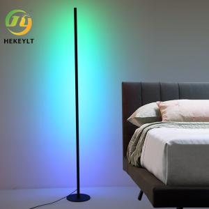 China Round Bottom Simple Line Floor Lamp Living Room Sofa Children'S Room Vertical Creative Atmosphere LED Floor Lamp wholesale