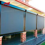 Motorized Window Roller Shade Standard Colors Sunshade System Outdoor Roller