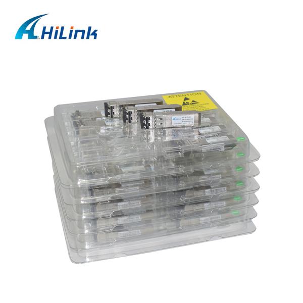 SFP+ Multimode DOM Fiber Optic Module SFP-10G-SR Compatible Transceiver 850nm Wavelength