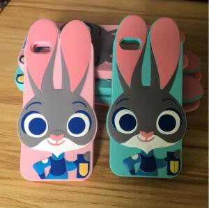 China Personalized Zootopia 3D Rabbit Judy Silicone Cell Phone Case For Iphone 6/ Iphone 6S , Best Ladies Girls Gift wholesale