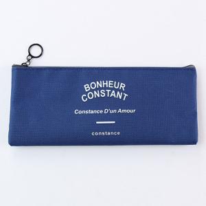 China Custom Printed Logo Promotional Cotton Fabric Student Pencil Pouches With Zipper wholesale