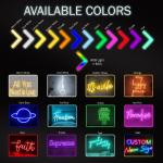 Custom Logo Neon Name Sign for Mall Business Advertising Board at Hang/Mount