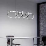 Special Smart Restaurant Nordic Simple Modern Light Luxury Strip Lamp Word Cream
